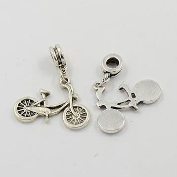 1 x Metalen European Jewelry bedel oma fiets 33 x 26 x 5..., Ophalen of Verzenden, Nieuw, Bedel