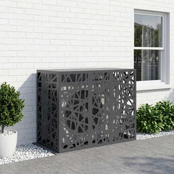 vidaXL Airconditioner hoes Antraciet 110 x 50 x 80 cm Staal, Verzenden, Nieuw