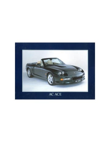 1994 AC ACE BROCHURE ENGELS, Nieuw, Author