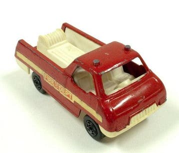 Vintage Corgi Cubs brandweerwagen, diecast, Verzenden, Gebruikt