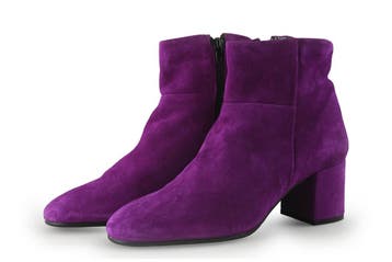 Manfield Enkellaarzen in maat 39 Paars, Kleding | Dames, Schoenen, Overige kleuren, Verzenden, Lage of Enkellaarzen, Zo goed als nieuw