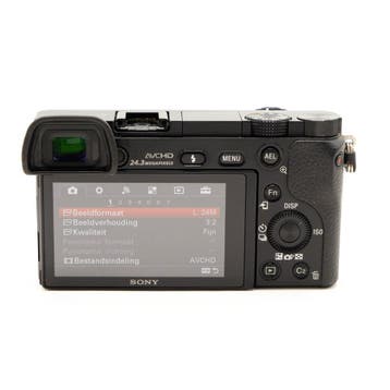 Sony A6000 Camera Body Zwart (Occasion) - 3620 Opnamen, Ophalen of Verzenden, Zo goed als nieuw, Bodydop, Sony