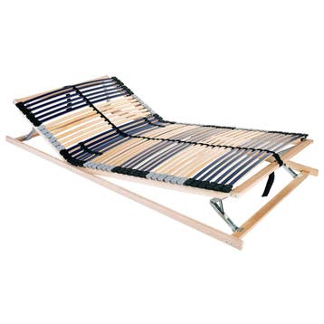 vidaXL Lattenbodem Bruin 140 x 190 cm Massief beukenhout, Huis en Inrichting, Slaapkamer | Bedden, Verzenden, Nieuw, Bruin, Hout
