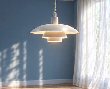 Louis Poulsen - Poul Henningsen - Lamp - PH 4/3 - Metaal, Antiek en Kunst