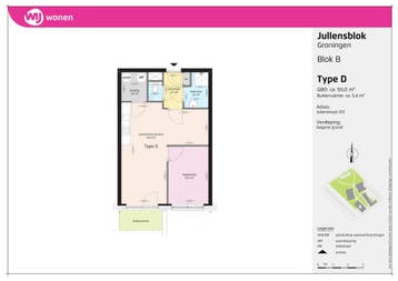 Te huur: Appartement Jullensstraat in Groningen, Huizen en Kamers, Huizen te huur, Groningen, Groningen, Appartement