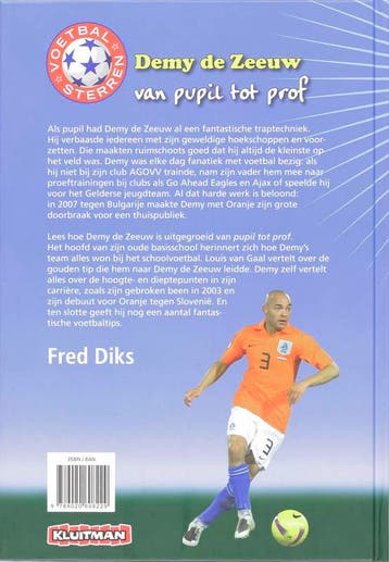 Voetbalsterren. Demy de Zeeuw 9789020608229 Fred Diks, Boeken, Verzenden, Zo goed als nieuw, Fred Diks