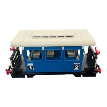 Playmobil Trein Passagiers Wagon - Blauw (4100), Verzenden, Zo goed als nieuw