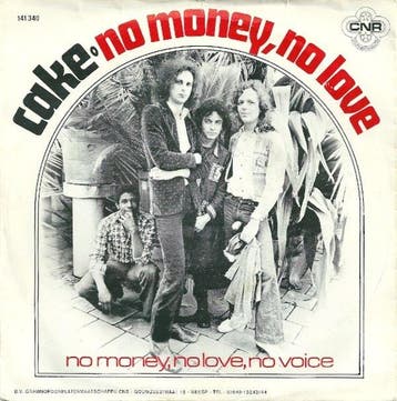 Cake - No Money, No Love, Ophalen of Verzenden, Gebruikt