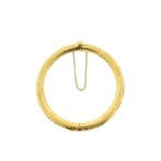 22 Karaat Surinaamse gouden slavenarmband; maat S/M, Sieraden, Tassen en Uiterlijk, Armbanden, Ophalen of Verzenden, Gebruikt