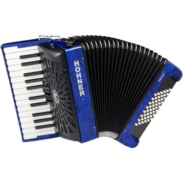 HOHNER A16542 Bravo II 48 Accordeon Blauw – 26 toetsen, 48, Muziek en Instrumenten, Accordeons, Ophalen of Verzenden, Nieuw, Hohner