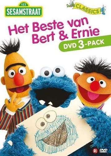 Sesamstraat het beste van Bert en Ernie (dvd tweedehands, Ophalen of Verzenden, Zo goed als nieuw
