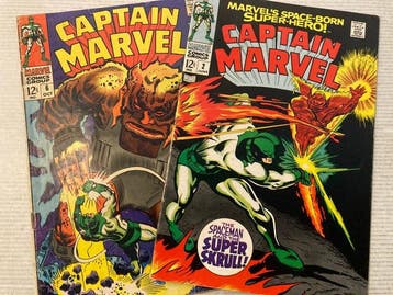 Captain Marvel (1968) 2 comics in range # 2 & 6! Silver Age, Boeken, Strips | Comics, Nieuw