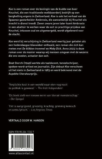 Koe / LJ Veen Klassiek 9789020417227 Beat Sterchi, Verzenden, Zo goed als nieuw, Beat Sterchi