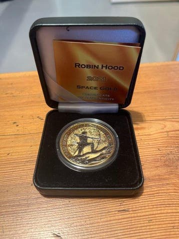 Verenigd Koninkrijk. 2 Pounds 2021, Robin Hood Space Gold, 1, Postzegels en Munten, Munten | Europa | Niet-Euromunten