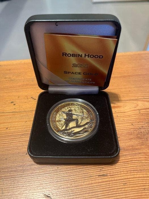 Verenigd Koninkrijk. 2 Pounds 2021, Robin Hood Space Gold, 1, Postzegels en Munten, Munten | Europa | Niet-Euromunten