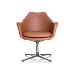 Loungestoel | Kunstleder | Bruin | Artemia, Huis en Inrichting, Verzenden, Nieuw