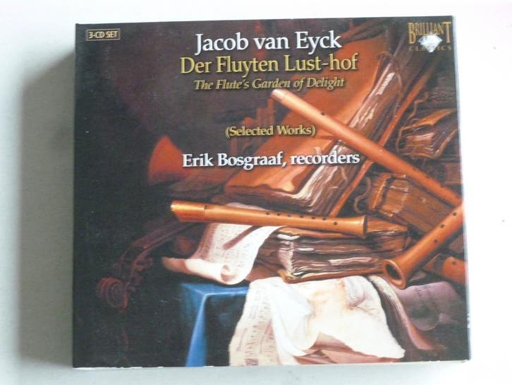 Jacob van Eyck - Der Fluyten Lust-Hof / Erik Bosgraaf (2 CD), Cd's en Dvd's, Cd's | Klassiek, Zo goed als nieuw, Ophalen of Verzenden