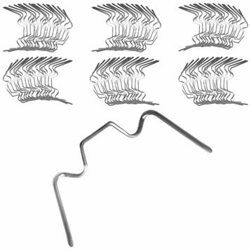 Glasklemmen Tuinkas 100 stuks Metaal 85x30mm (Broeikassen), Tuin en Terras, Kweekspullen, Verzenden, Nieuw