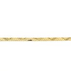 Gouden Midas schakelketting met print, Ophalen of Verzenden, Gebruikt, Overige kleuren, Goud