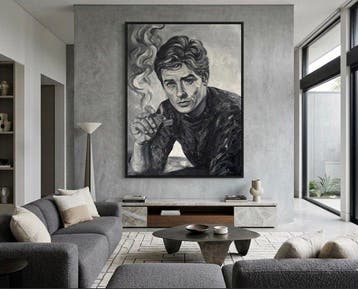 Nguyn Vit Lâm (1993) - Delon 80 60 cm, Antiek en Kunst