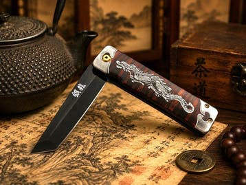 Albainox Albainox Dragon Silver – Coltello pieghevole con