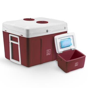 Brisby 40 Liter Elektrische Koelbox, Frigobox met 8L Koelbox, Caravans en Kamperen, Ophalen of Verzenden, Nieuw, Koelbox, Elektrisch