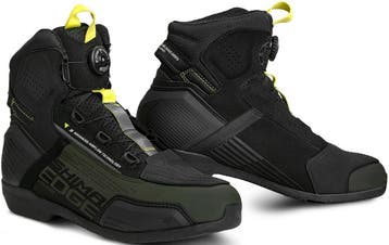 SHIMA Edge Vented Zwart Donkergroen Motorschoenen, Nieuw met kaartje, SHIMA, Laarzen, Heren
