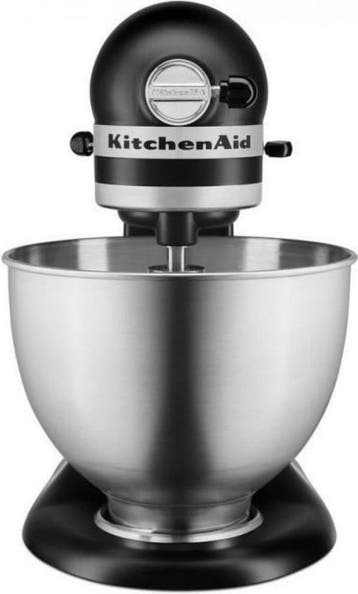 KitchenAid 5K45SSEBM Classic Keukenmachine - Mat Zwart, Witgoed en Apparatuur, Keukenmixers, Ophalen of Verzenden, Nieuw