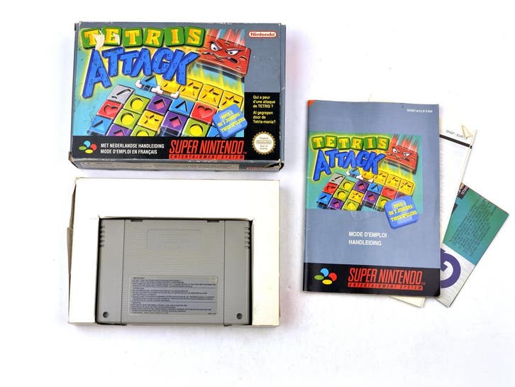 Tetris Attack [Super Nintendo], Spelcomputers en Games, Games | Nintendo Super NES, Zo goed als nieuw, Ophalen of Verzenden