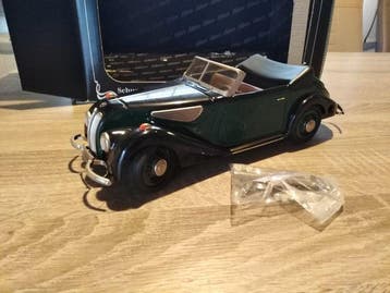 Schuco - BMW 327 Cabrio, in doos - Opwindbare blikken auto -