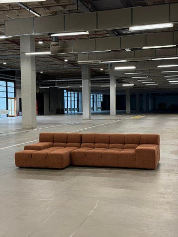 BB Italia Tufty Time | Terracotta | NIEUWSTAAT + Garantie, Huis en Inrichting, 250 tot 300 cm, Ophalen of Verzenden, Zo goed als nieuw