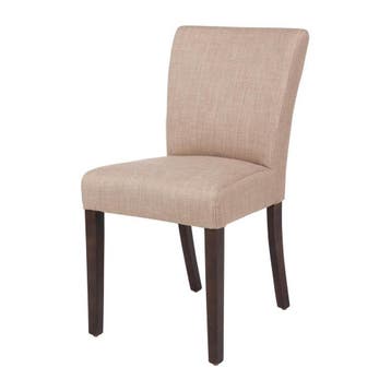 Bolero eigentijdse eetkamerstoel natuurlijk beige - (2, Verzenden, Nieuw in verpakking