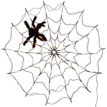 Spinnenweb Halloween Lichtsnoer - Versiering Verlichting Sli, Verzamelen, Verzenden, Nieuw