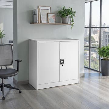 Archiefkast met 3 planken 90x40x90 cm - grijs, Huis en Inrichting, Verzenden, Nieuw