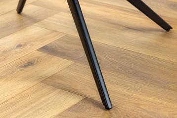 Bureaustoel PAPILLON bruin echt leer zwart metalen frame met, Huis en Inrichting, Stoelen, Ophalen of Verzenden, Nieuw