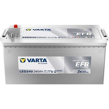 Varta LED 240 accu 12 volt 240 ah, Verzenden, Nieuw