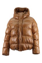 Napapijri Jas in maat S Bruin, Kleding | Dames, Jassen | Winter, Napapijri, Verzenden, Zo goed als nieuw, Bruin