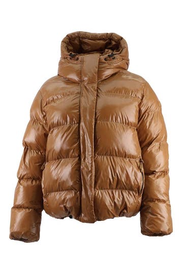 Napapijri Jas in maat S Bruin, Kleding | Dames, Jassen | Winter, Napapijri, Verzenden, Zo goed als nieuw, Bruin