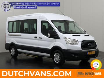 Ford Transit 2.0TDCI Personenvervoer 2018 L3 H2 Diesel, Euro 6, Wit, Nieuw, Ford