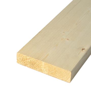 Vuren Balk Geschaafd 50x200, Doe-het-zelf en Verbouw, Hout en Planken, Nieuw, Ophalen of Verzenden, Balk, Vuren