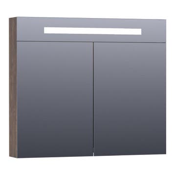 Brauer Promise Deluxe Spiegelkast - 80 cm - met Directe, Ophalen of Verzenden, Nieuw
