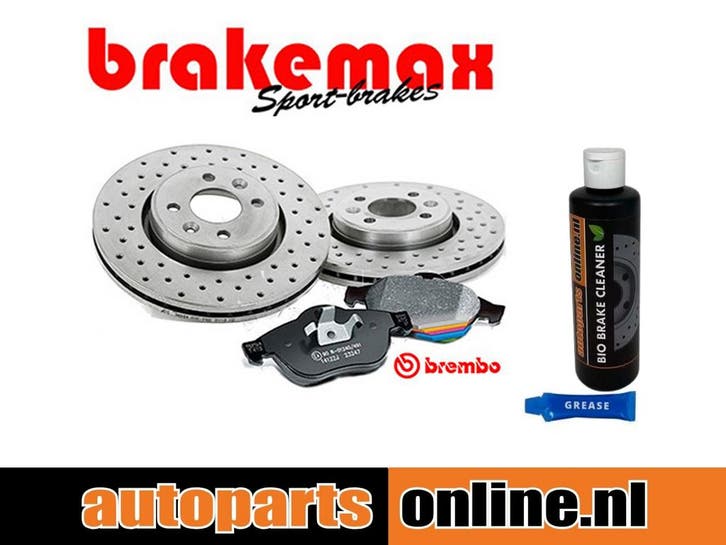 SPORT Set Remschijven Fiat Panda voorzijde, Auto-onderdelen, Besturing, Nieuw, Fiat, Verzenden