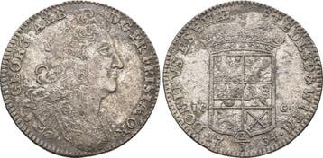 2/3 taler, daalder Esens Ostfriesland: Georg Albrecht, 17..., Verzenden