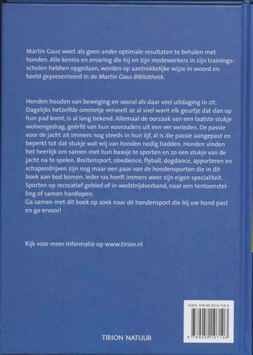 Honden in de sport / Martin Gaus Bibliotheek 9789052107103, Verzenden, Gelezen, Jolien Schat