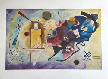 Wassily Kandinsky (1866-1944) - Rosso giallo e Blu (1925), Antiek en Kunst