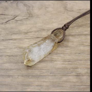 Handgemaakte citrien - citrine - hanger voor dames en, Nieuw