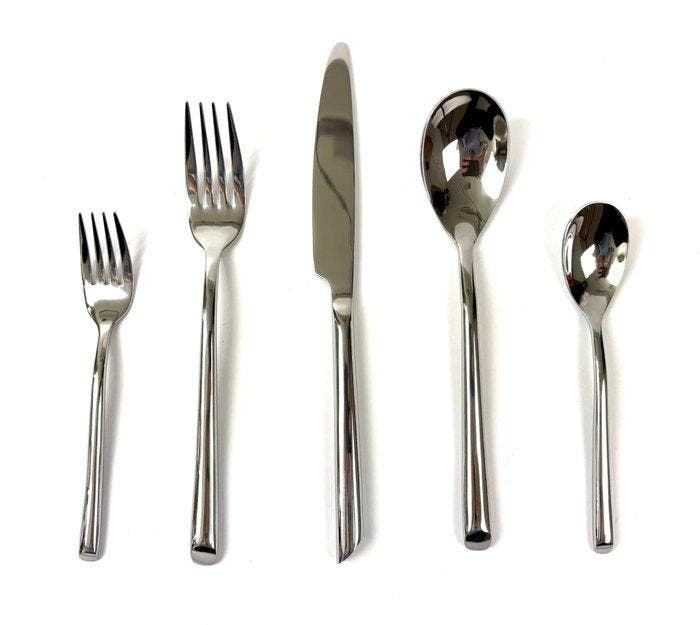 Bestekset voor 12 personen (60) - Tratto Set - AISI 430, Antiek en Kunst, Antiek | Meubels | Tafels