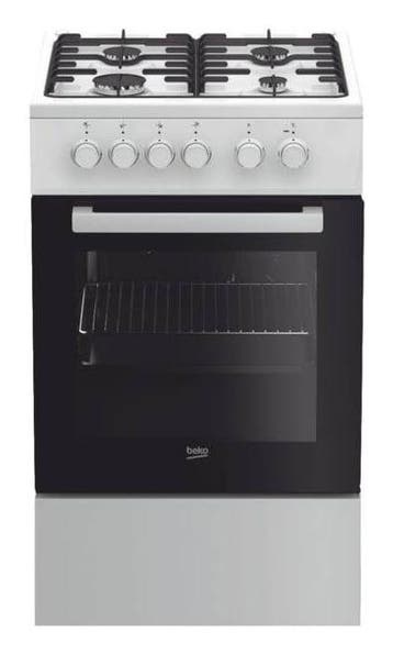 Beko FSS52001DWNL Vrijstaand fornuis Electrisch, Ophalen of Verzenden, Nieuw, 95 cm of meer