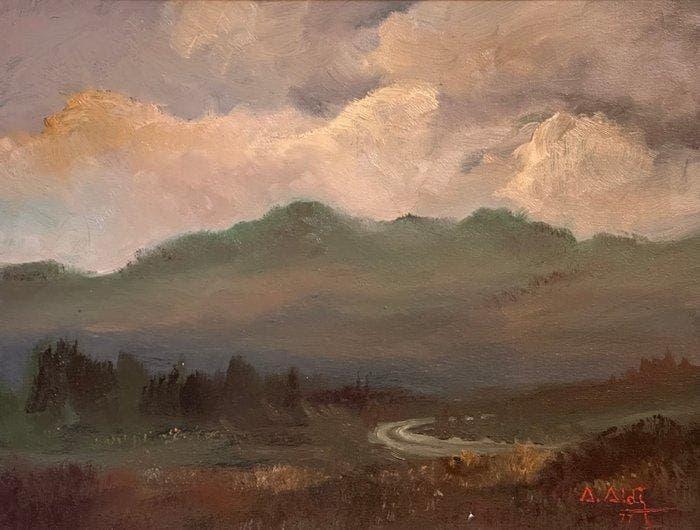 Aldo Aldi (XX) - Entro Terra Ligure, Antiek en Kunst, Kunst | Schilderijen | Modern