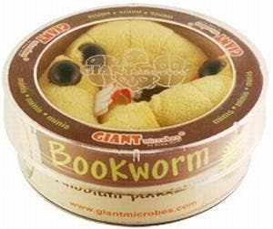 Giant Microbes Petri schaal Bookworm (boekenworm), Nieuw